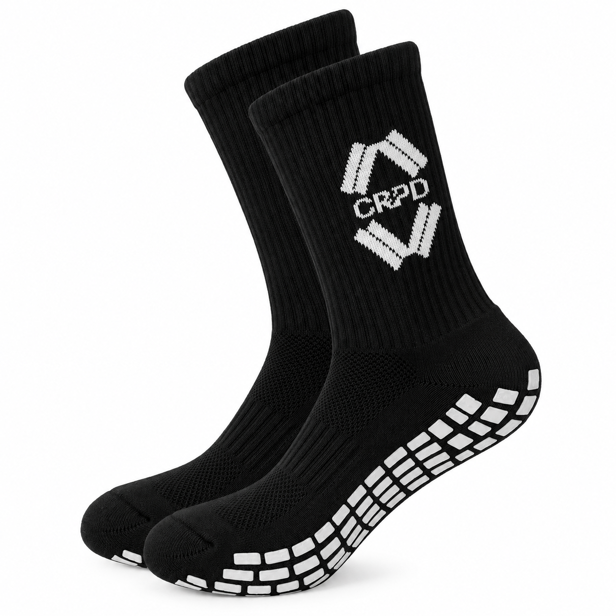 GRPD White Grip Socks