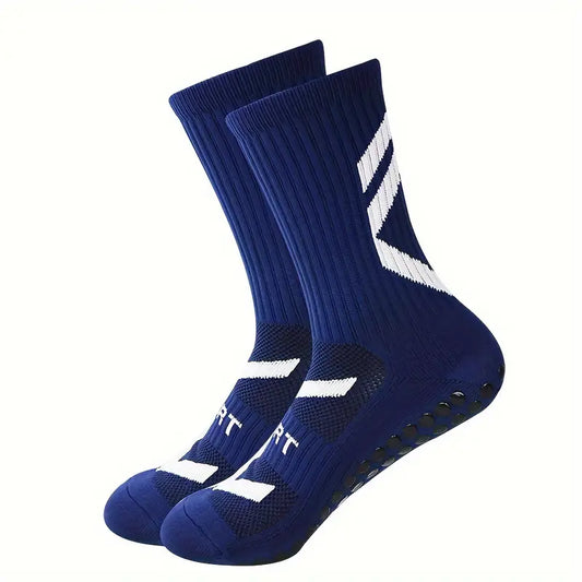 GRPD Navy Blue Grip Socks